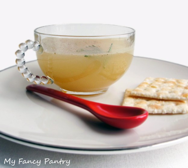 Homemade Herbed Chicken Broth