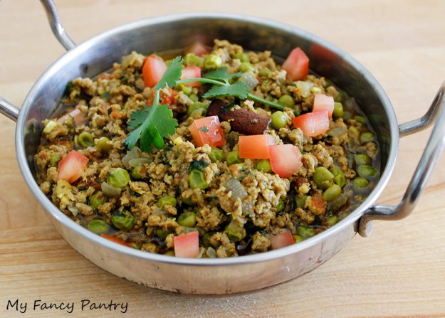 keema matar masala, ground meat curry, ground lamb curry, cheap curry, quick curry