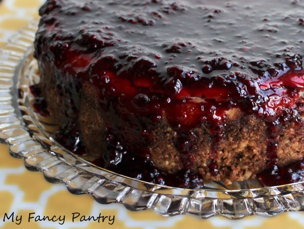 easy cheesecake recipe, berry cheesecake, blackberry cheesecake